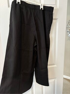 Women’s Black Pull On Wide Leg Pants from Loft